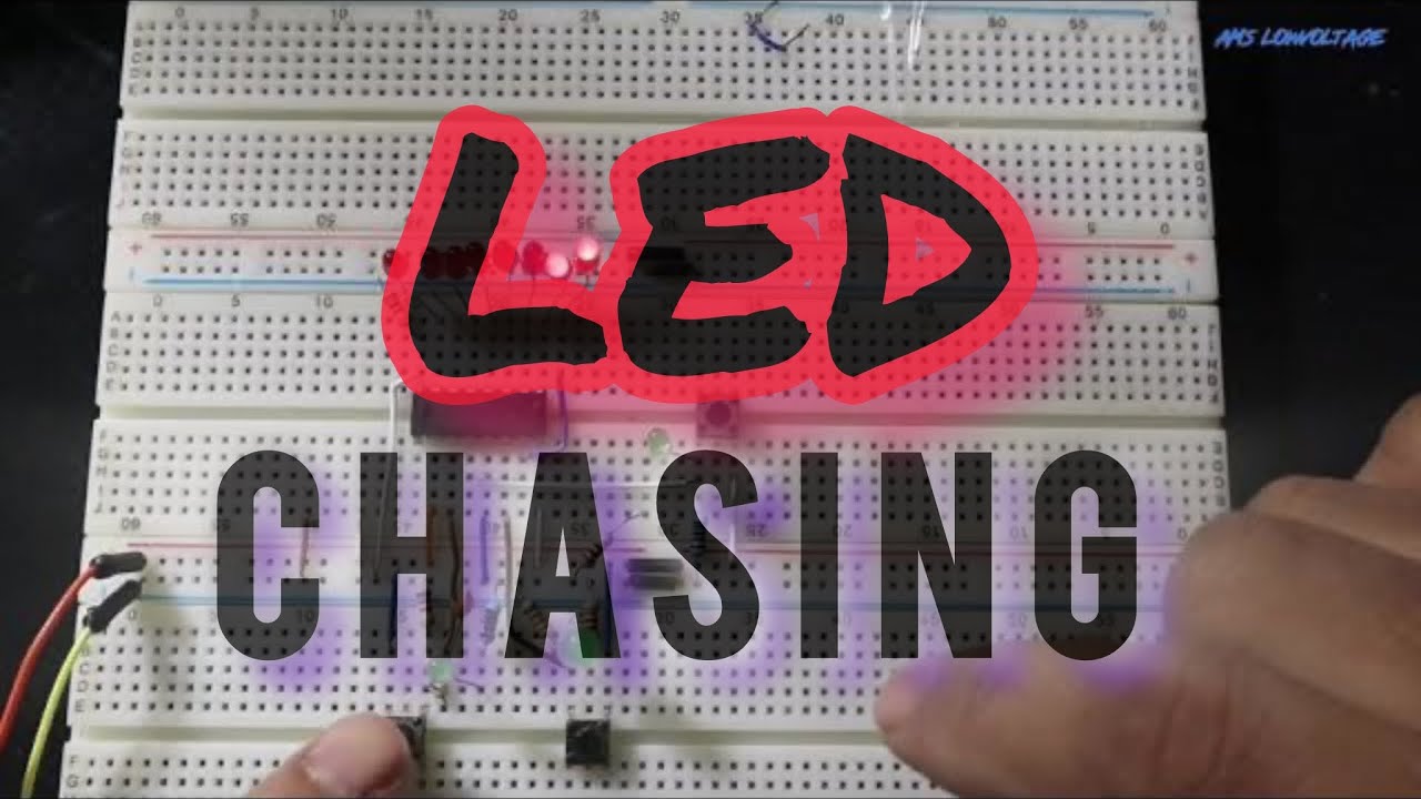 LED Chaser Idea with a shift register!!!