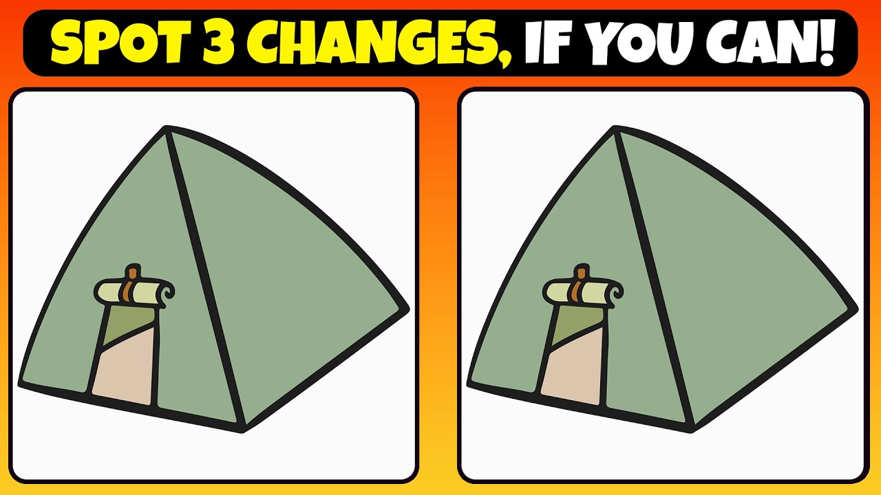 SPOT 3 CHANGES, IF YOU CAN! | Find 3 Differences👀💥