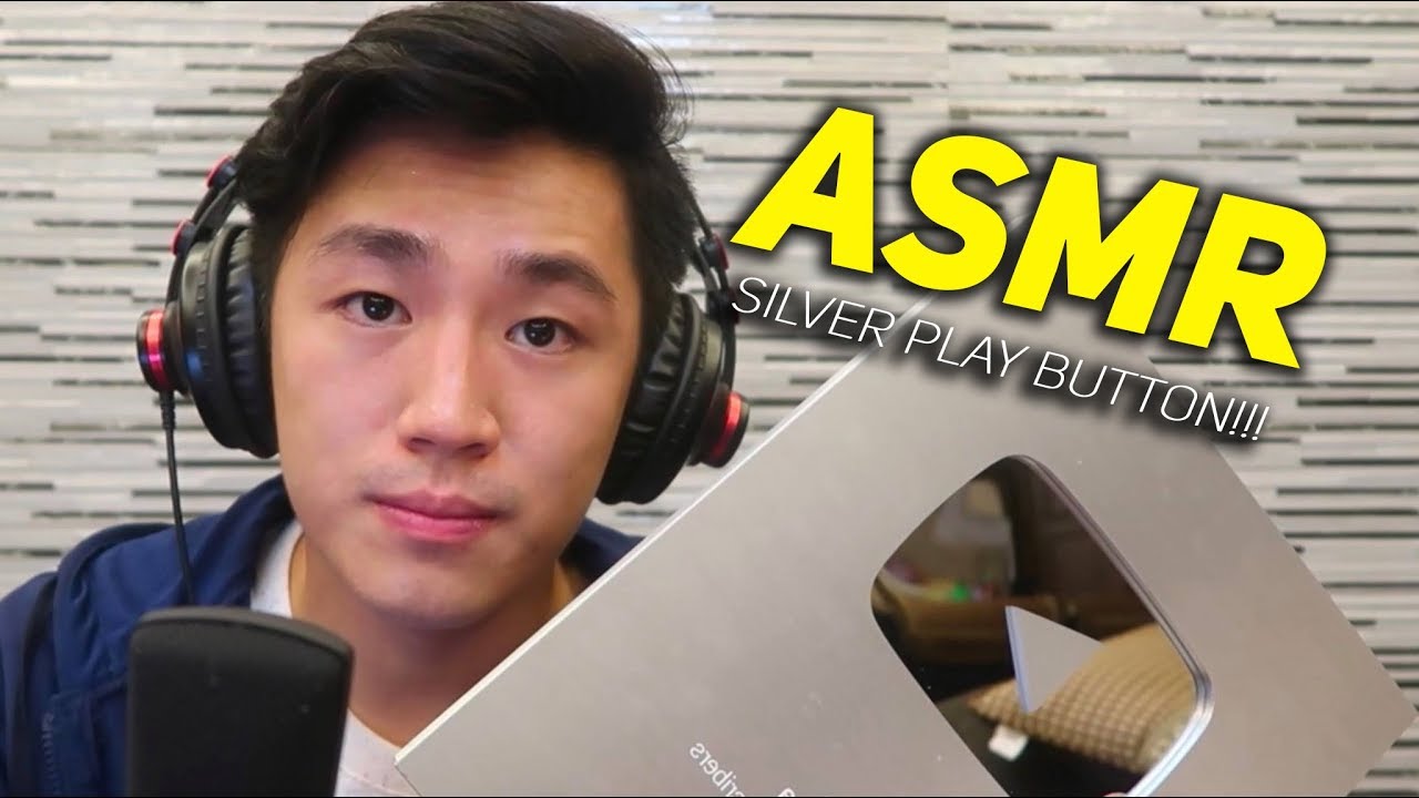 ASMR na maraming sinasabi (SILVER PLAY BUTTON unboxing + Q&A)