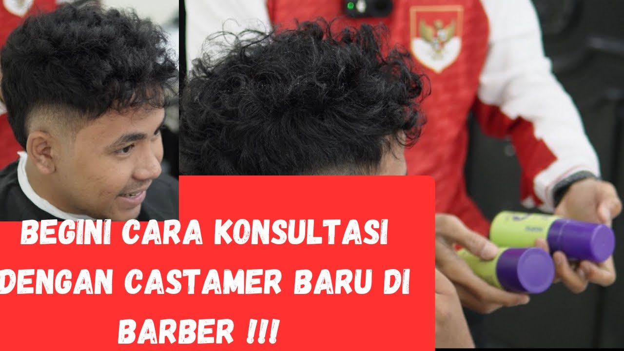 BURST FADE DI RAMBUT CURLY TUTORIAL