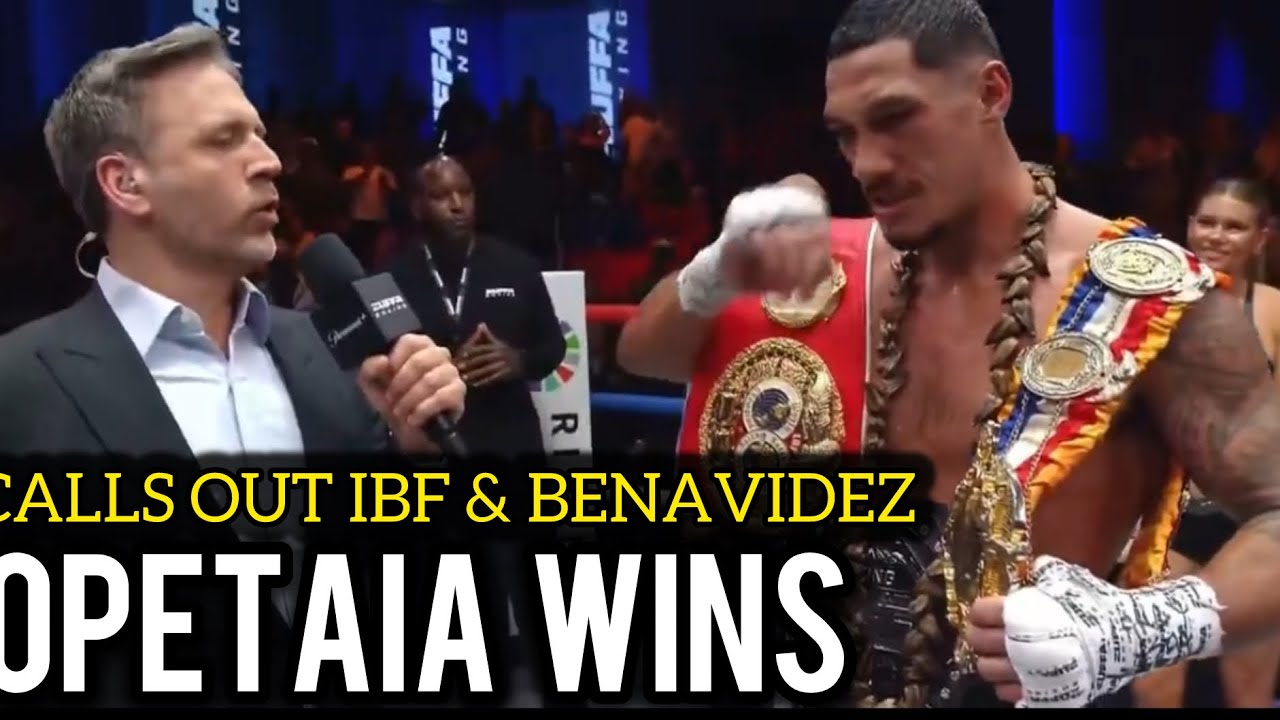 Jai Opetaia Becomes the First Ever ZUFFA Boxing Champion Winning Unanimous Decision vs Glanton