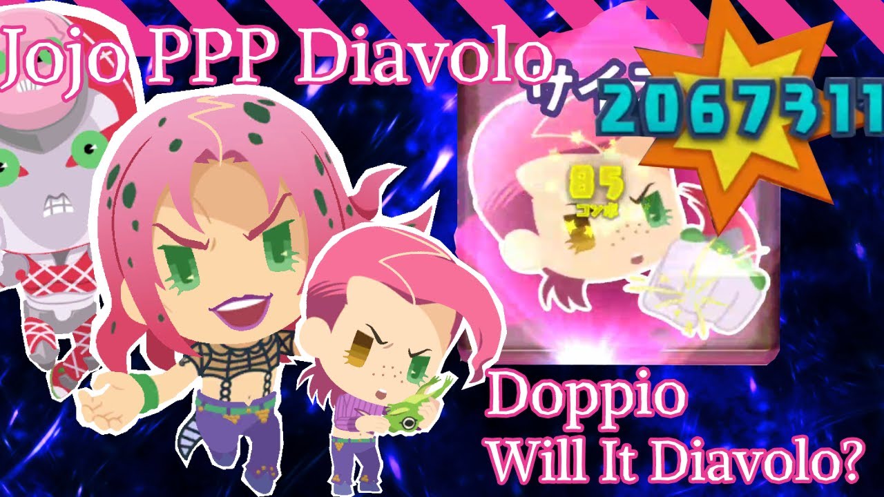 Doppio: WILL IT DIAVOLO? Jojo's Bizarre Adventure Pitter Patter Pop (Jojo PPP)