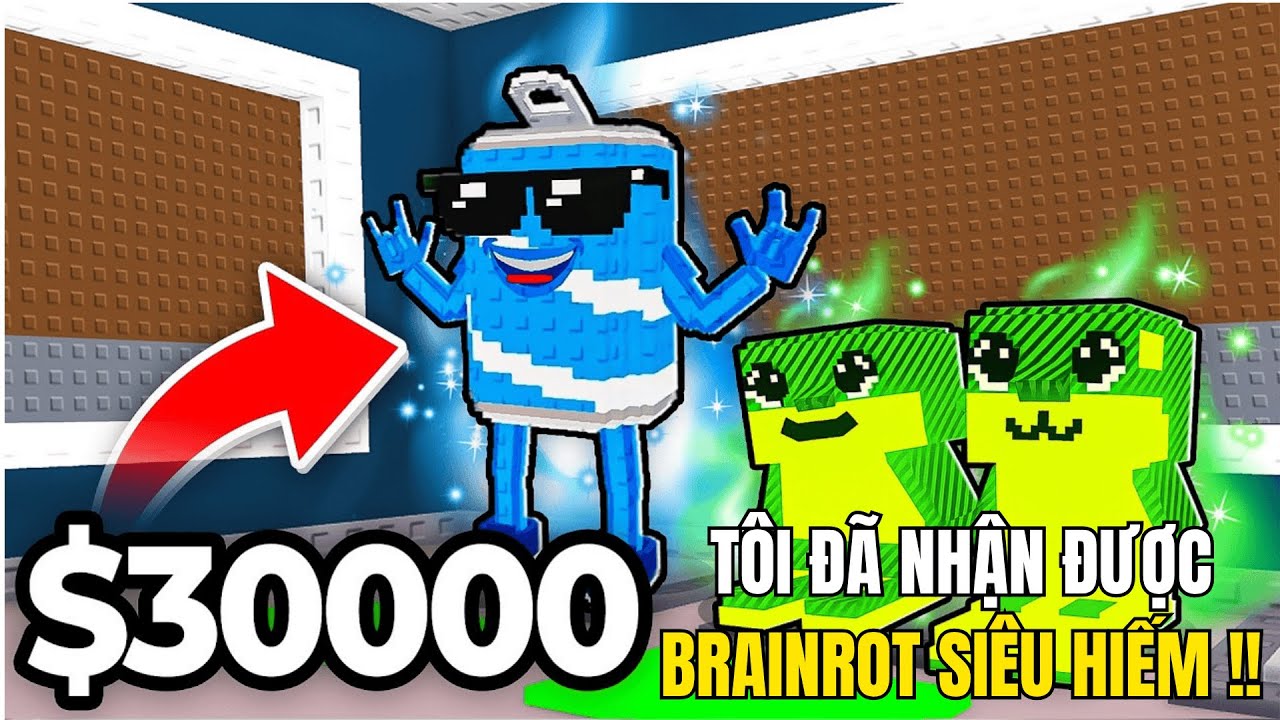 Tôi Đã Thử Vận May Và Nhận Được Brainrot Siêu Hiếm Trong Roblox Steal A Brainrot...Capy