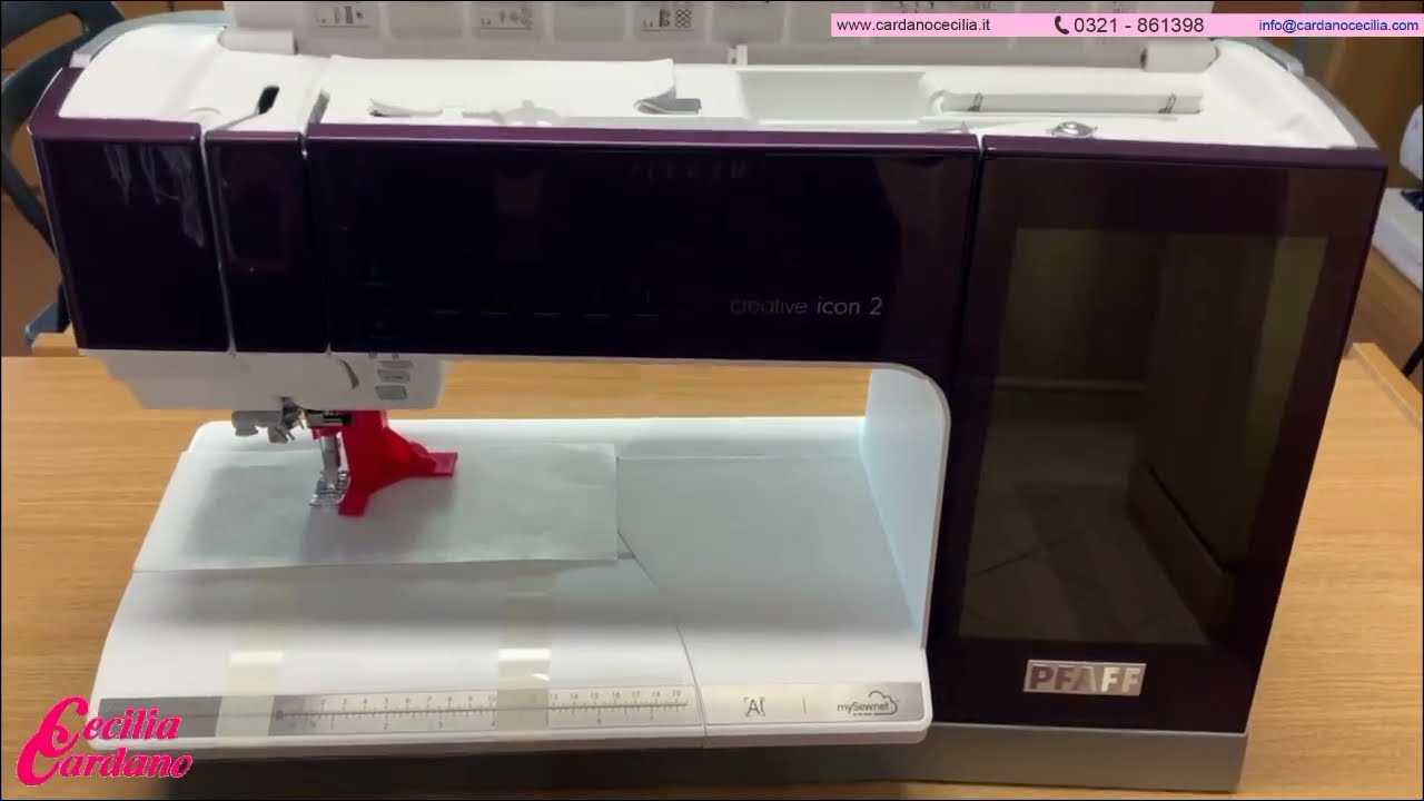UNBOXING NUOVISSIMA PFAFF CREATIVE ICON 2 + SPIEGAZIONI DETTAGLIATE