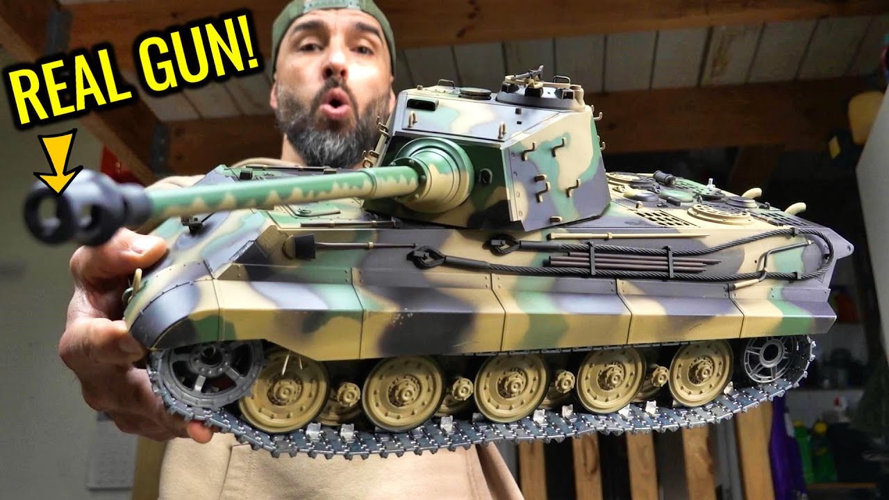 HUGE RC TANK WITH WORKING BB GUN! - TOO DANGEROUS?
