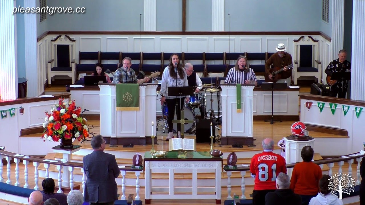 LIVE streaming worship at Pleasant Grove Methodist Church - Dalton GA