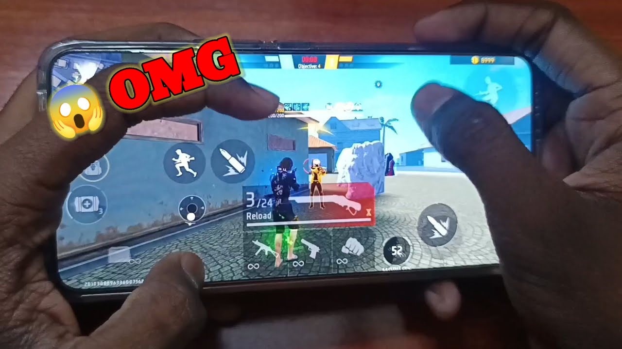 Handcam custom challenge with random crazy😱 watch till end ⚡#customroom #freefire #ffhandcam #viral 