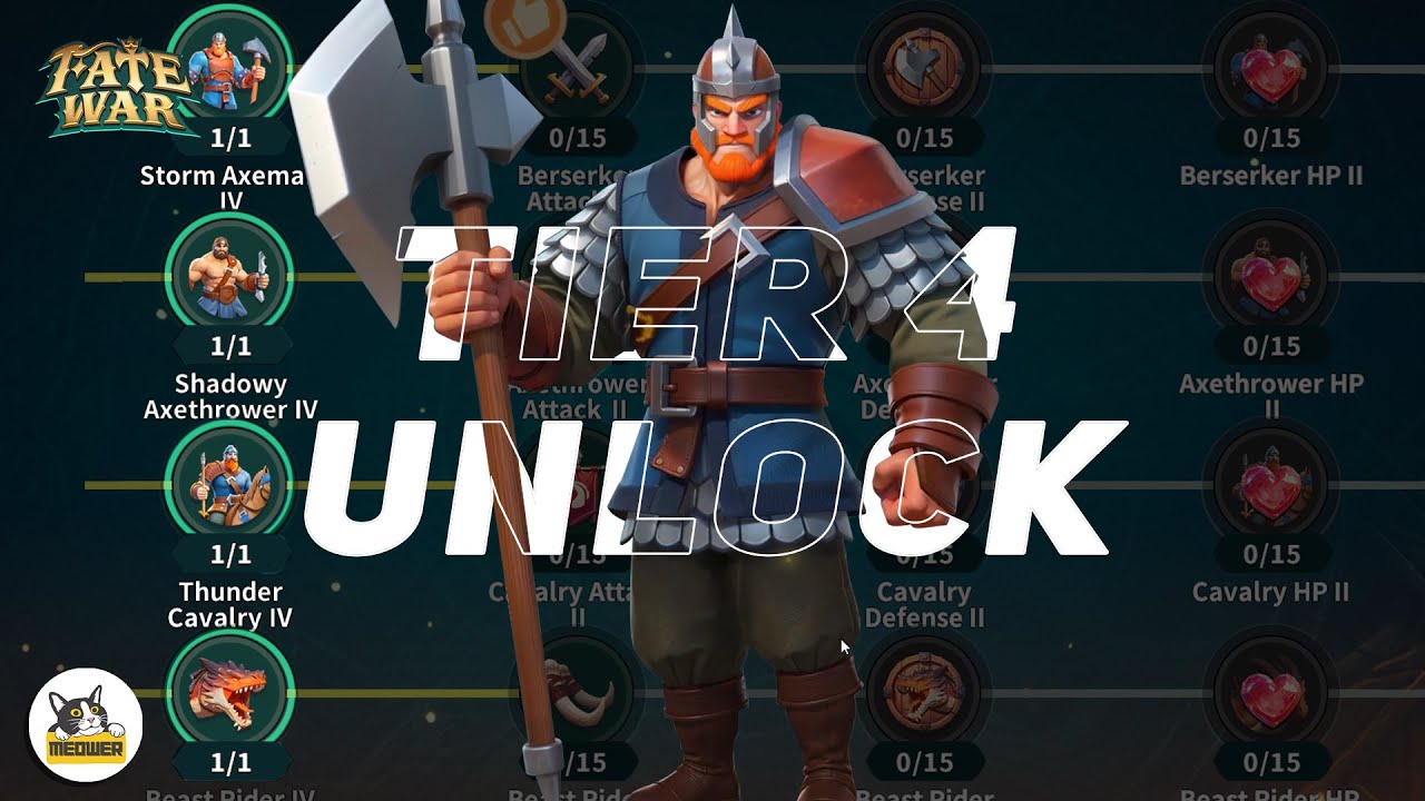 TIER 4 UNLOCK | FATE WAR TIPS & TRICKS