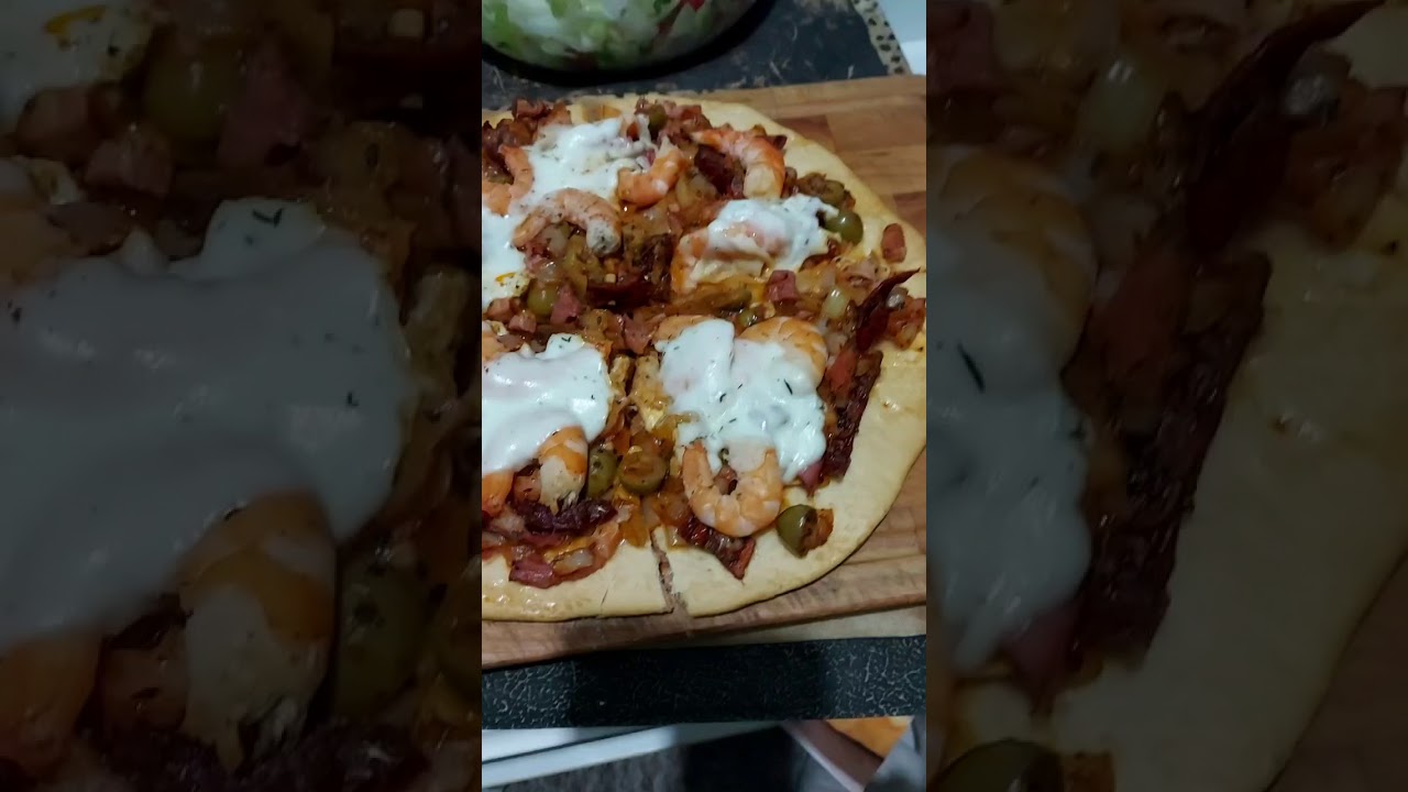PIZZA AUX CREVETTES