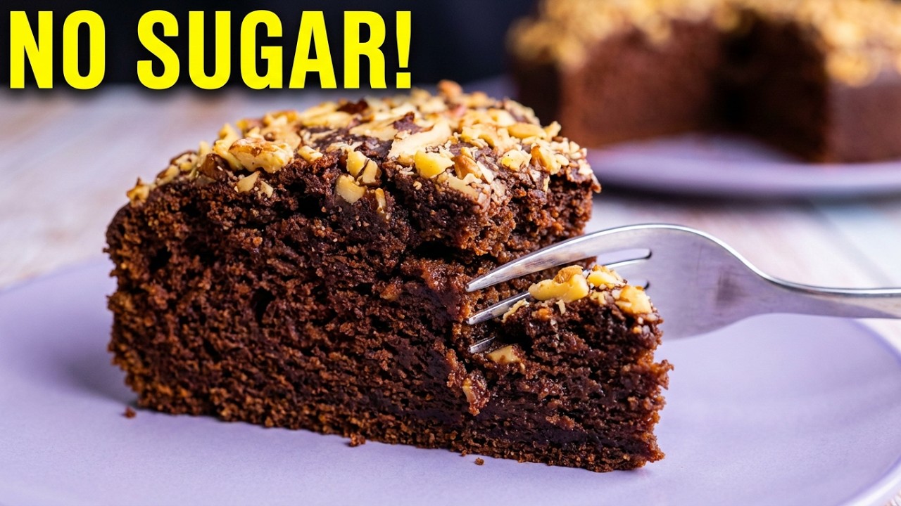Whole Wheat Chocolate Cake 🍫 No Egg, No Sugar! | स्वस्थ आटा चॉकलेट केक 🍫 | बिना अंडा, बिना चीनी |