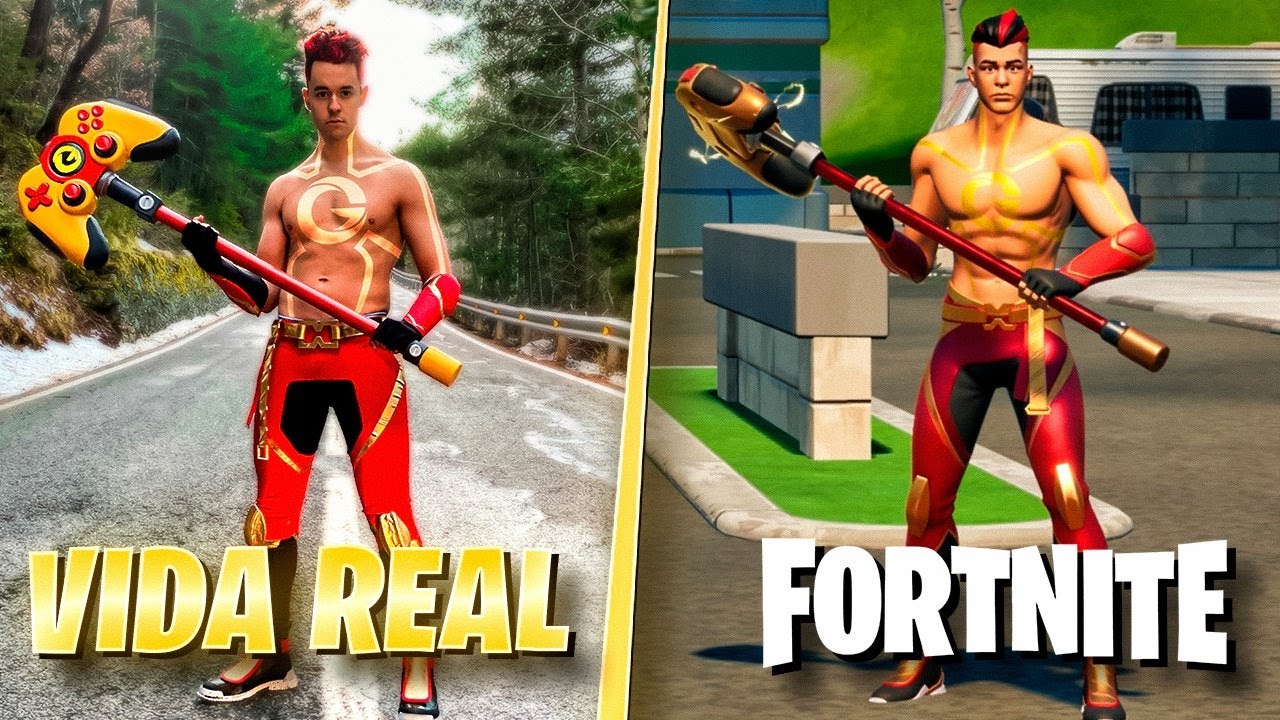 MI SKIN DE FORTNITE EN LA VIDA REAL - TheGrefg