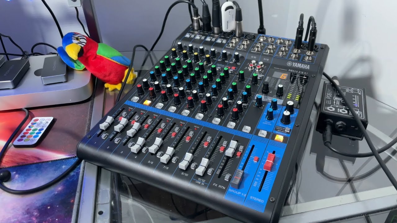Yamaha MG12XU Audio Mixer Demo