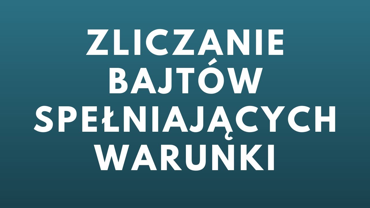Zliczanie liczb spełniających warunki - 8051