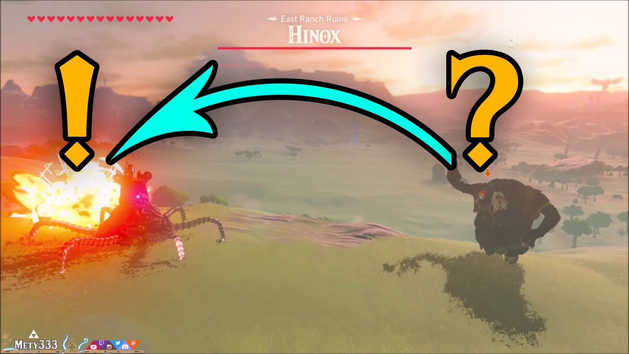Hinox's SECRET Attack ABILITY in Zelda Breath of the Wild