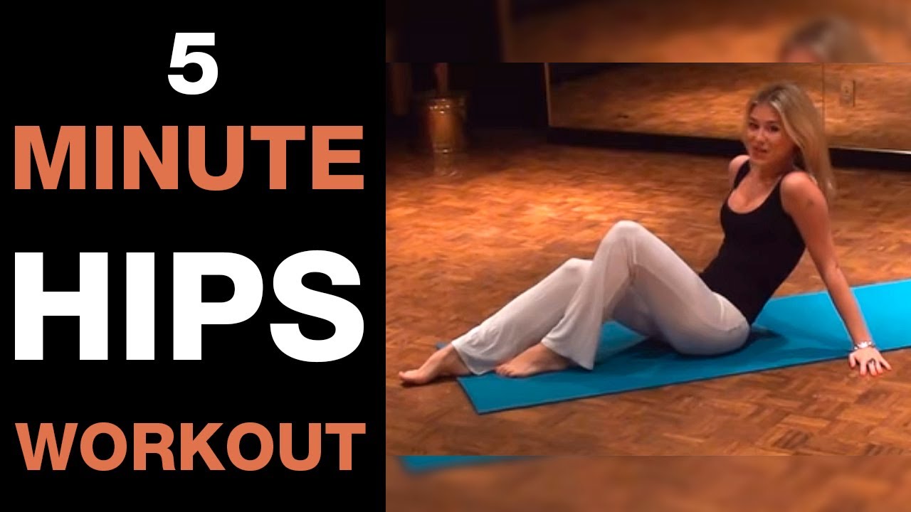 5 Minute Hips Workout I Tone Pelvic Floor Buttocks and Abs