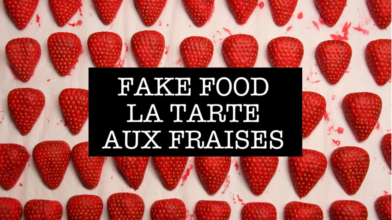 TUTORIEL: FAUSSE TARTE AUX FRAISES DE DÉCORATION