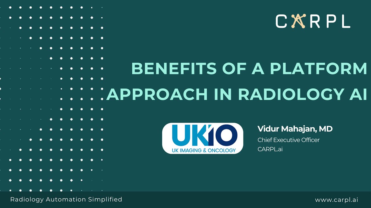 Benefits of a platform approach in radiology AI | UKIO'25