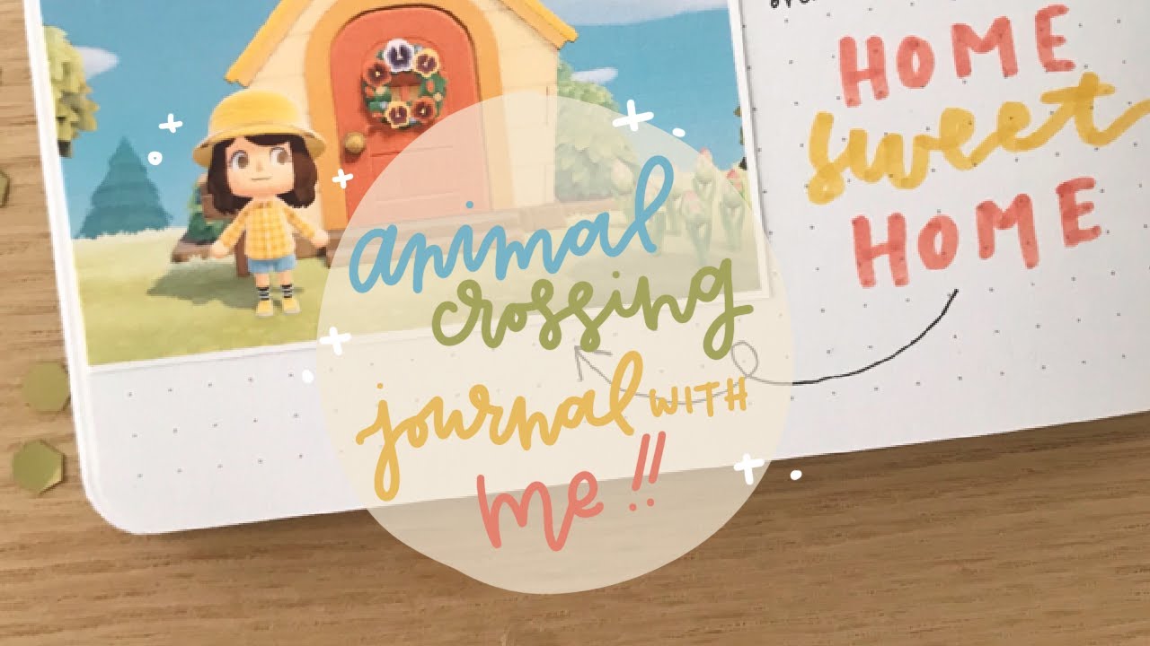 journal with me: animal crossing edition! ✨