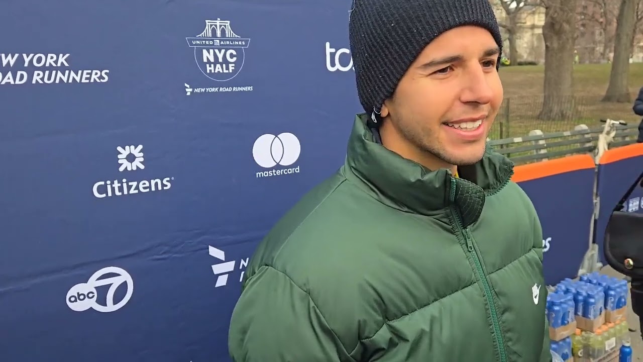Grant Fisher, on his 1:00:53 debut half marathon at the NYC Half