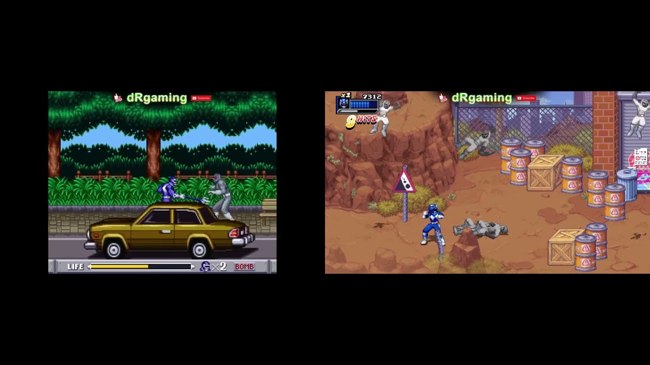 Power Rangers vs Power Rangers Ritas Rewind Comparison