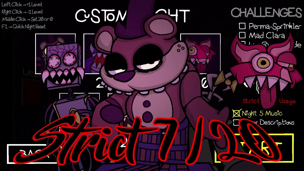 [MML] Strict 7/20 Mode - Five Nights at Friedrich's