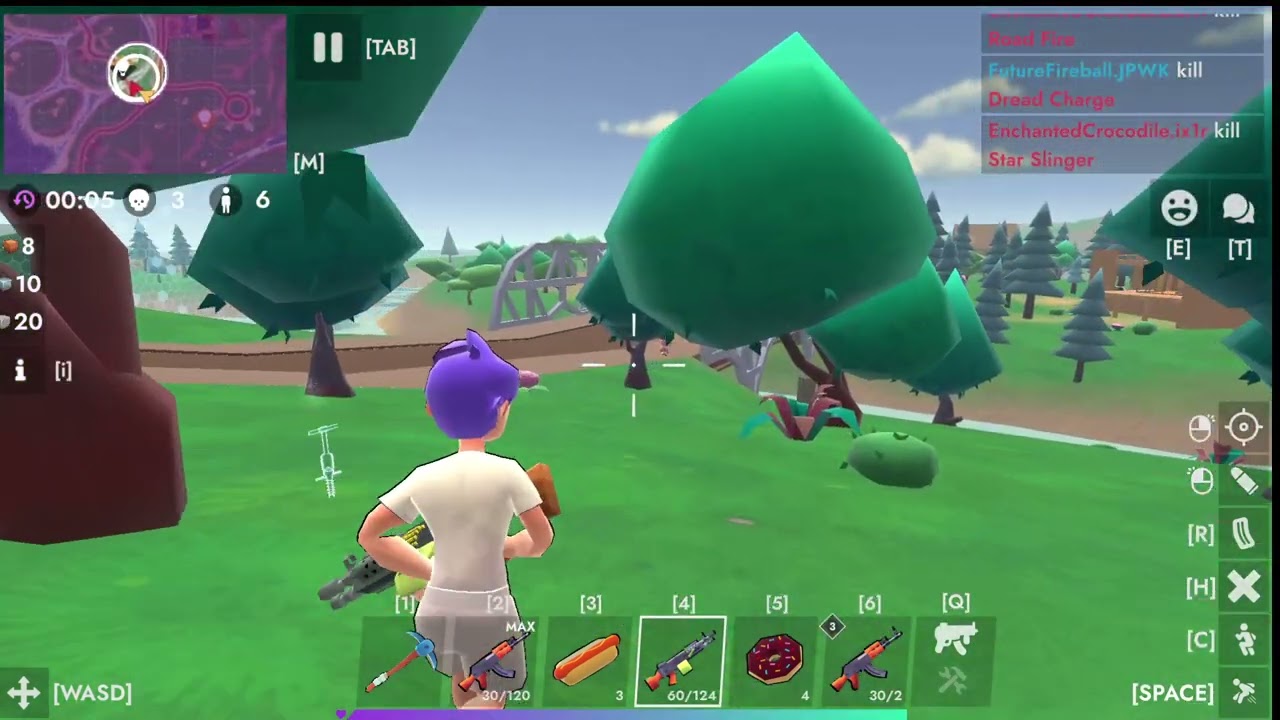 Fortzone Battle Royale round 2 skills