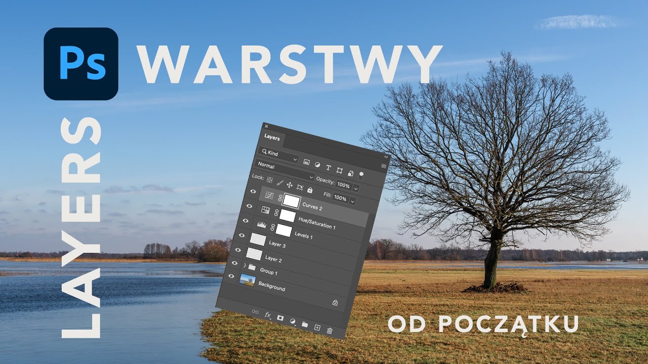 Zrozumieć Photoshopa: WARSTWY (Layers)  ▶️  Poziom: Podstawowy