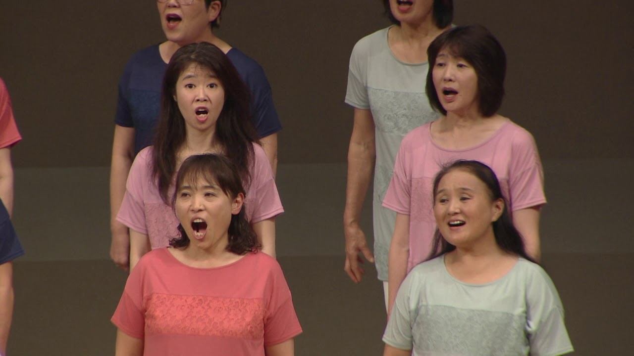 1. 出発(たびだち)の歌　小室 等 曲　山田祐介 指揮　岡谷せせらぎ会