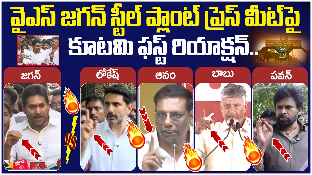 Kutami Leaders Reaction on YS Jagan Press Meet | Pawan Kalyan | Chandrababu | Nara Lokesh