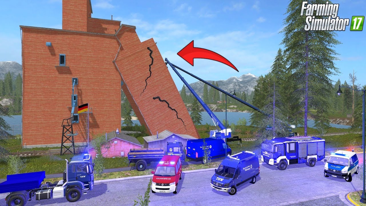 LS17 - THW Großeinsatz - Erdbeben sorgt für Gebäudeeinsturz!😱🚨Blick hinter die Kulissen + AORUS X7
