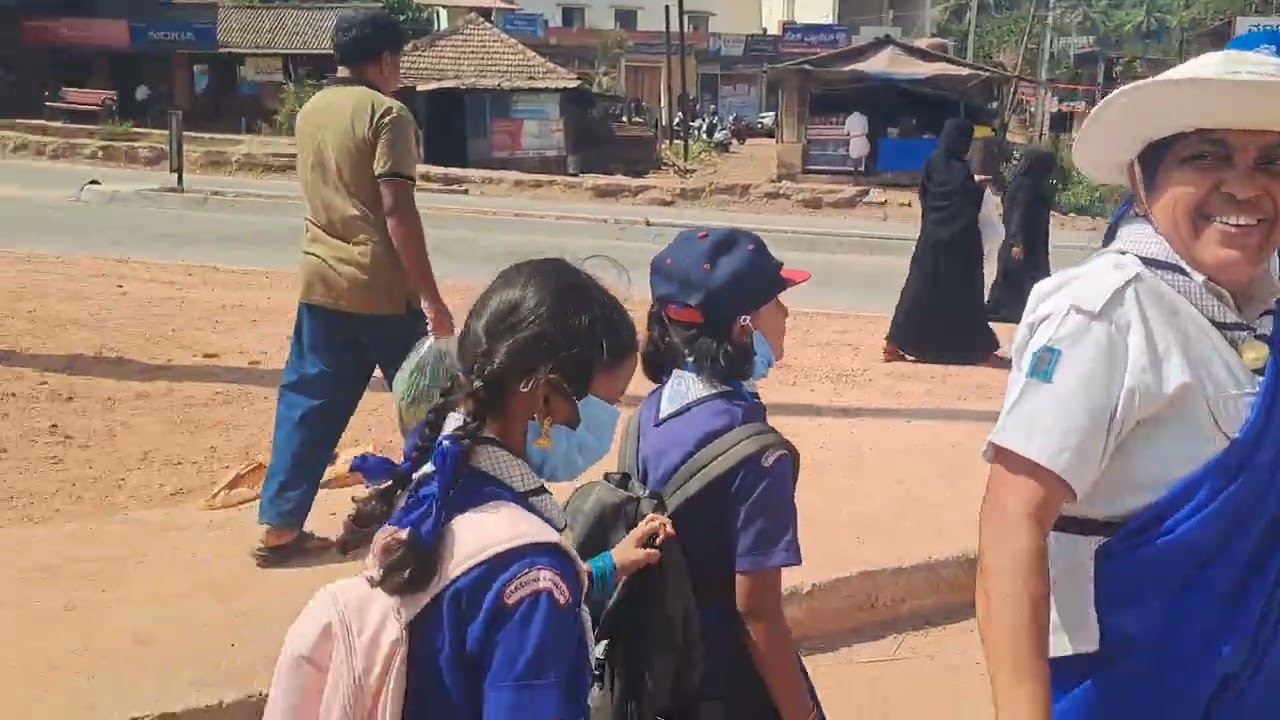 MANI BALAVIKAS English medium -SCOUT & GAIDE STUDENTS @ MANI CITY with their guides.tremendous