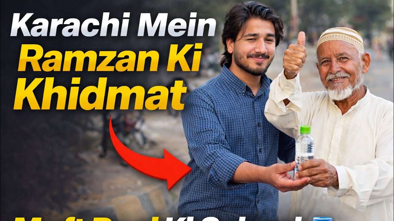 Karachi Mein Free Iftar Distribution 😱 Ramzan Drive With CFRD