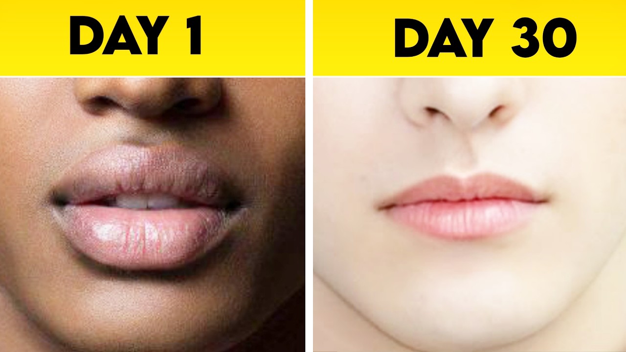 How to Get Slim & Pink Lips Naturally || Exercises & Tips for Attractive Lips