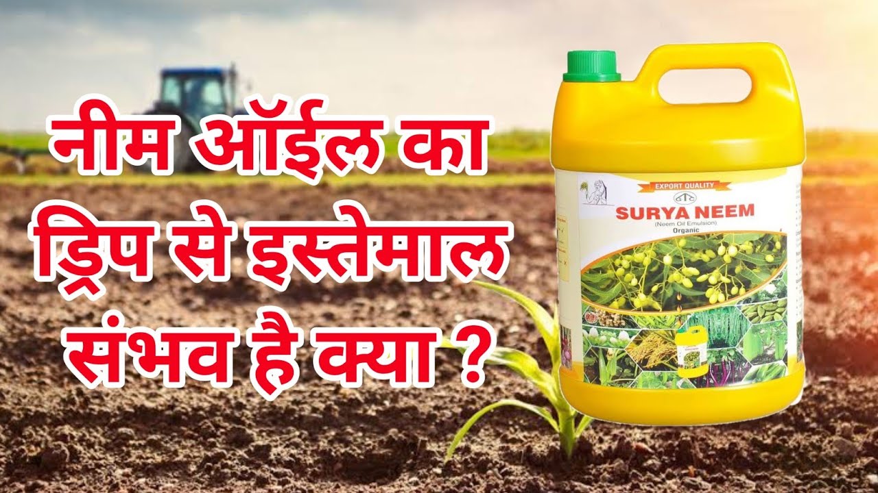 नीम ॲाईल का इस्तेमाल जमीन से करे या नही