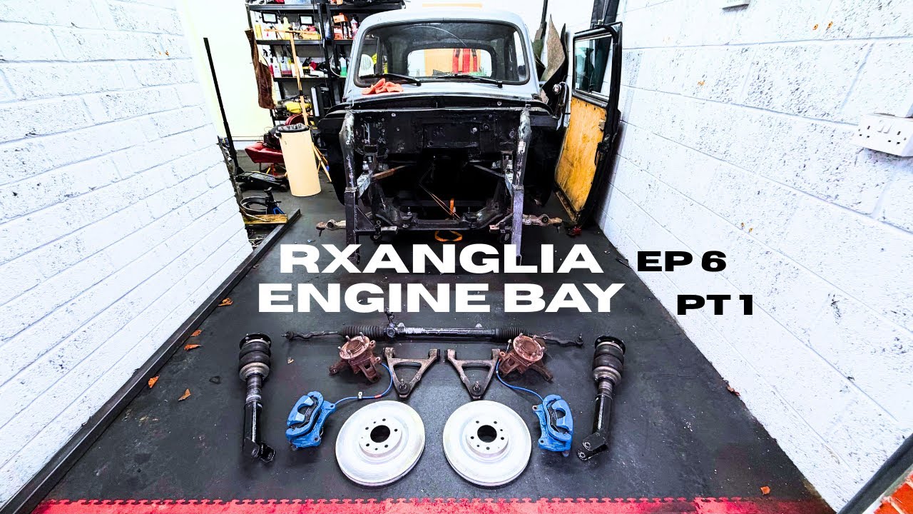 Stripping my engine bay - Ford Anglia Resotaration