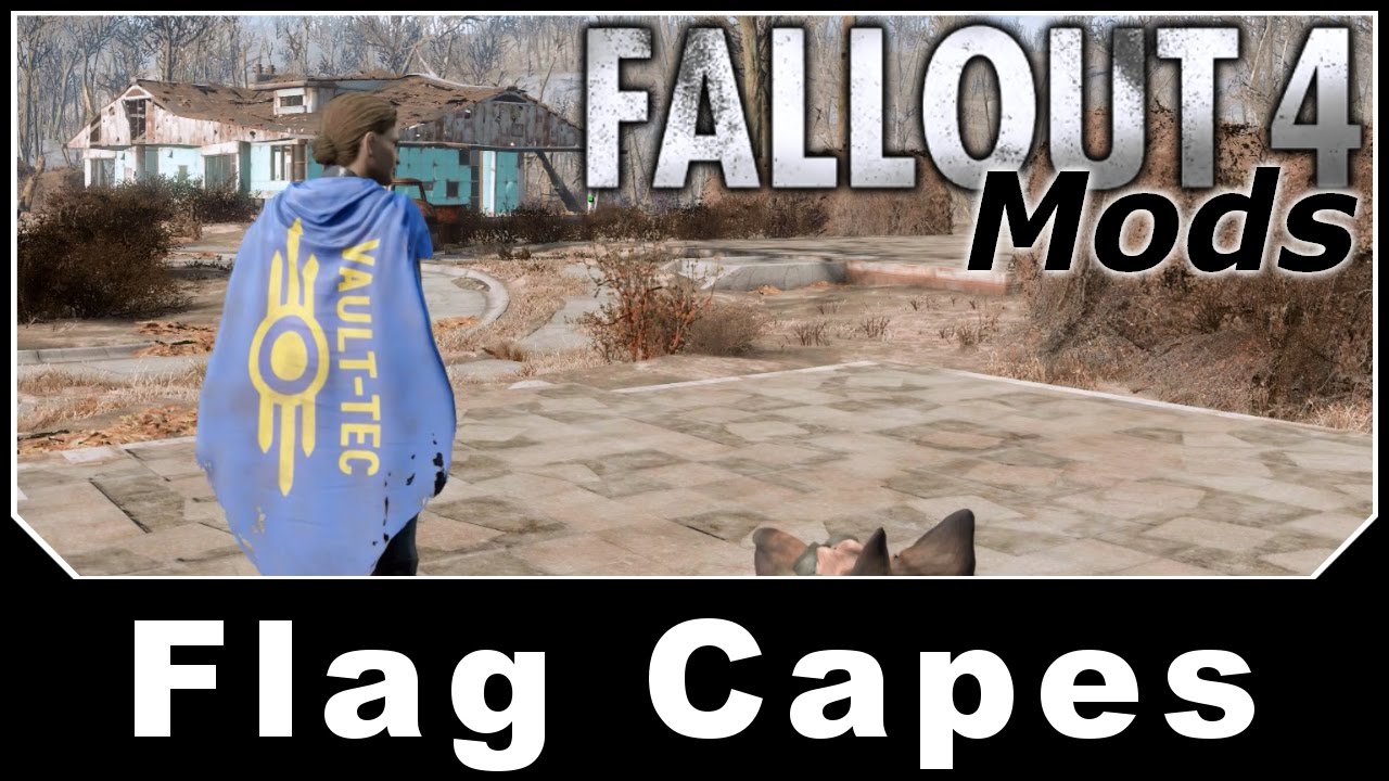 Fallout 4 Mods - Assorted Revolutionary Flag Capes
