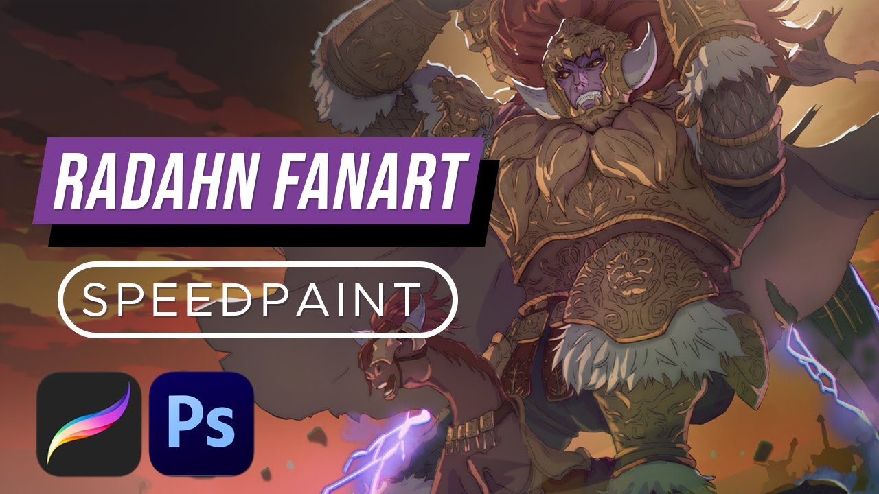 Speedpaint General Radahn from Elden Ring