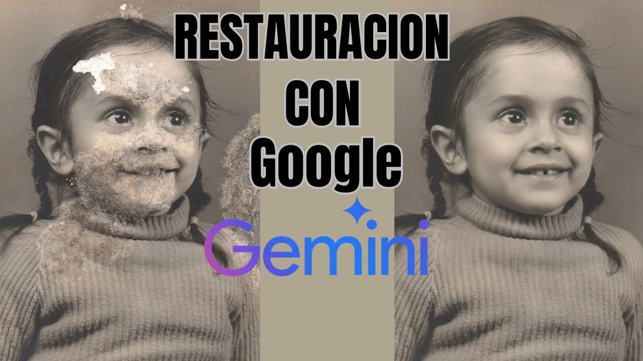 Como restaurar y editar las fotos Antiguas/Dañadas  con                     (GOOGLE GEMINI)  2025