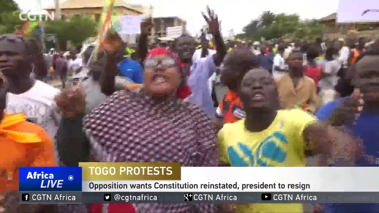 Togolese opposition wants Constitution reinstated, president to resign