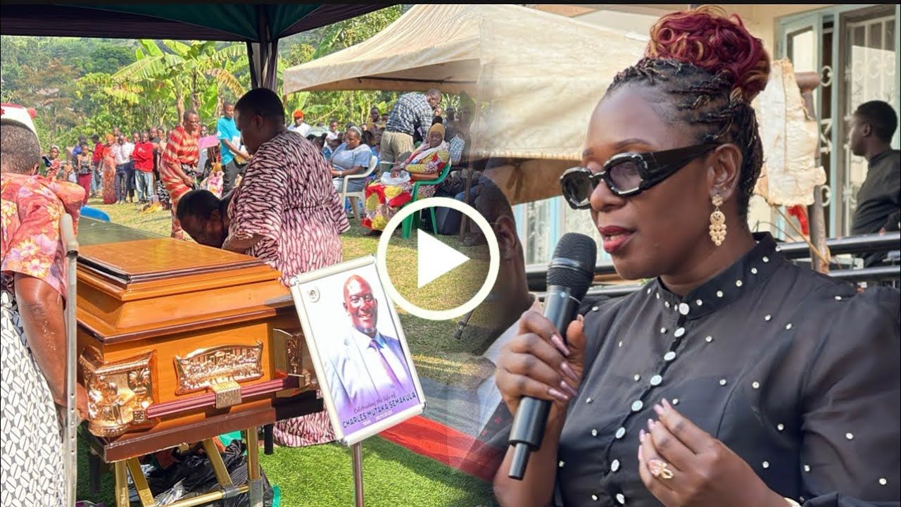 Speech ya Dora Namaala ekabiiza abakungubazi mukuziika Taata we e Kiboga 