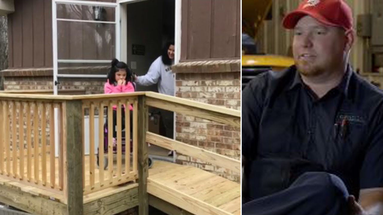 Bus Driver Builds Ramp For 10-Year-Old In Wheelchair Struggling To Leave Home