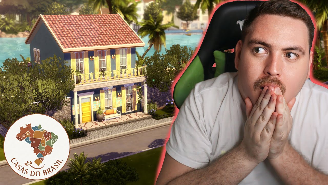 CASAS DO BRASIL: Construindo uma casa BAIANA! │ The Sims 4 │ SLOW BUILD