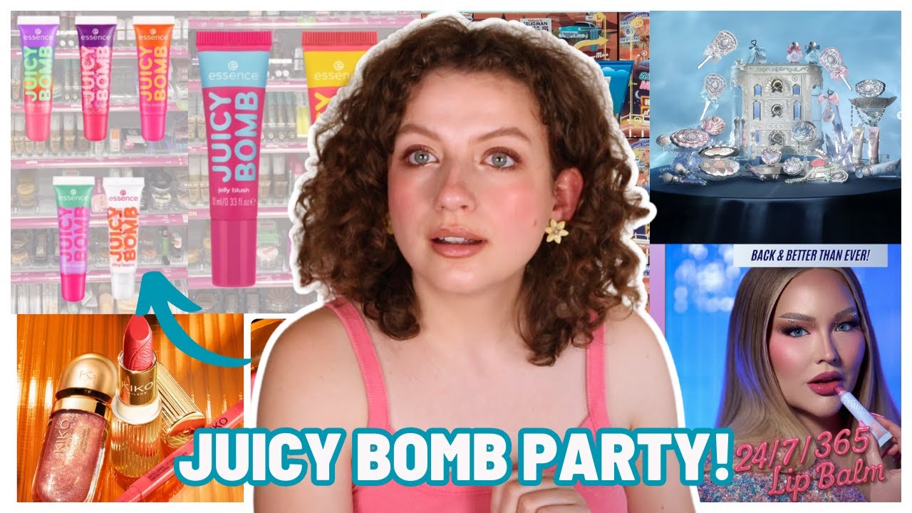 ESSENCE JUICY BOMB PARTY,  FLOWER KNOWS SHELL'S JEWEL + KIKO JUICY FIZZ IS HERE!  / BUY OR SKIP?