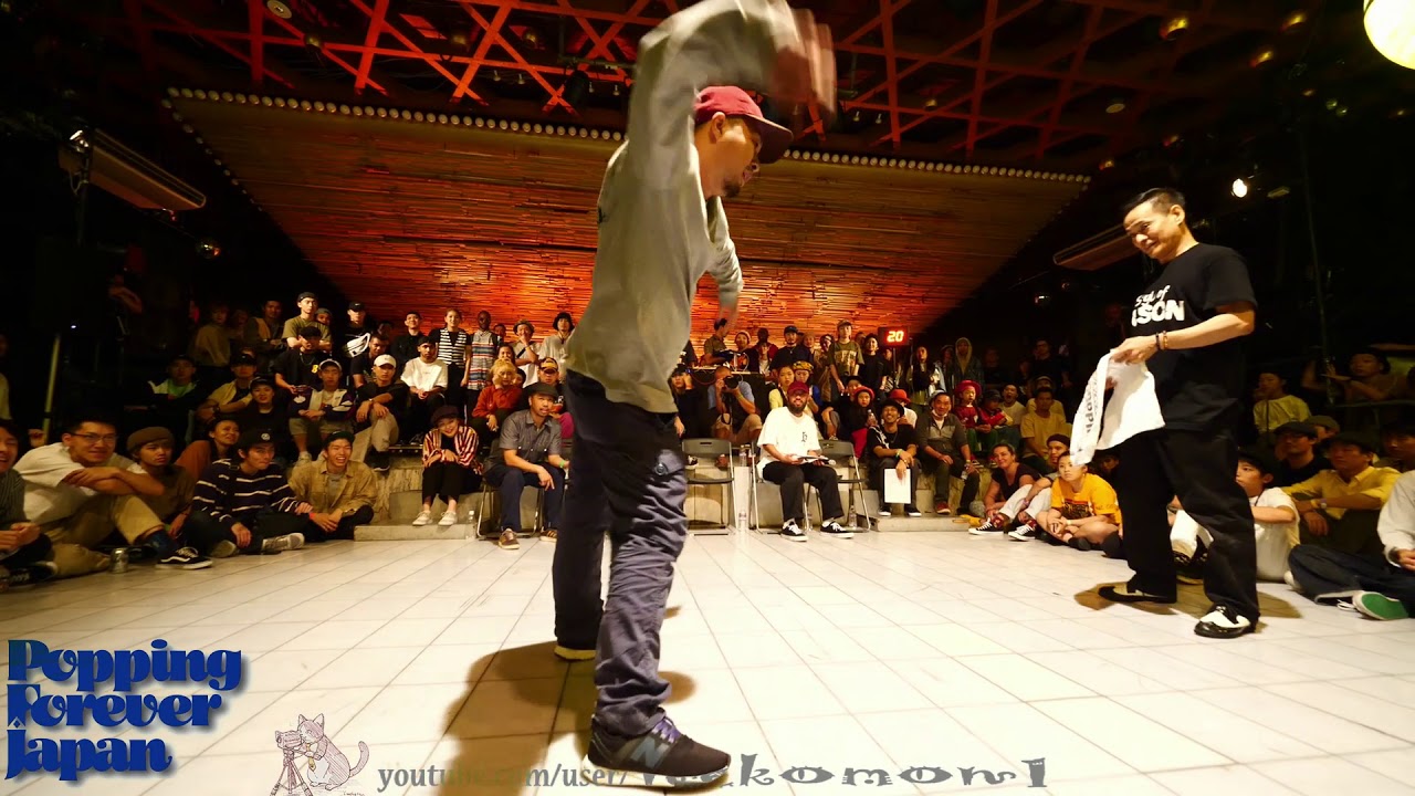 HARUKI vs SATOCI BEST4 Popping Forever 2018 JAPAN