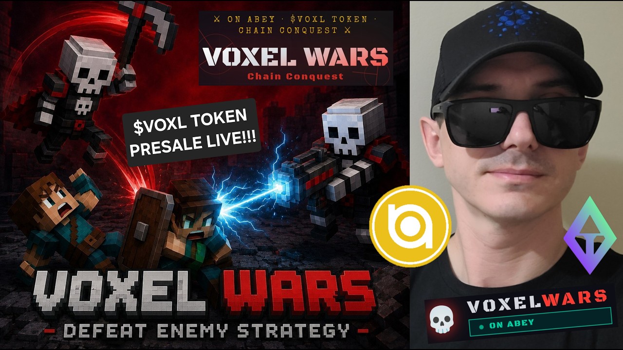 $VOXL - VOXEL WARS TOKEN PRESALE CRYPTO COIN HOW TO BUY VOXL ABEYCHAIN ABEY BLOCKCHAIN GEMPAD 2026