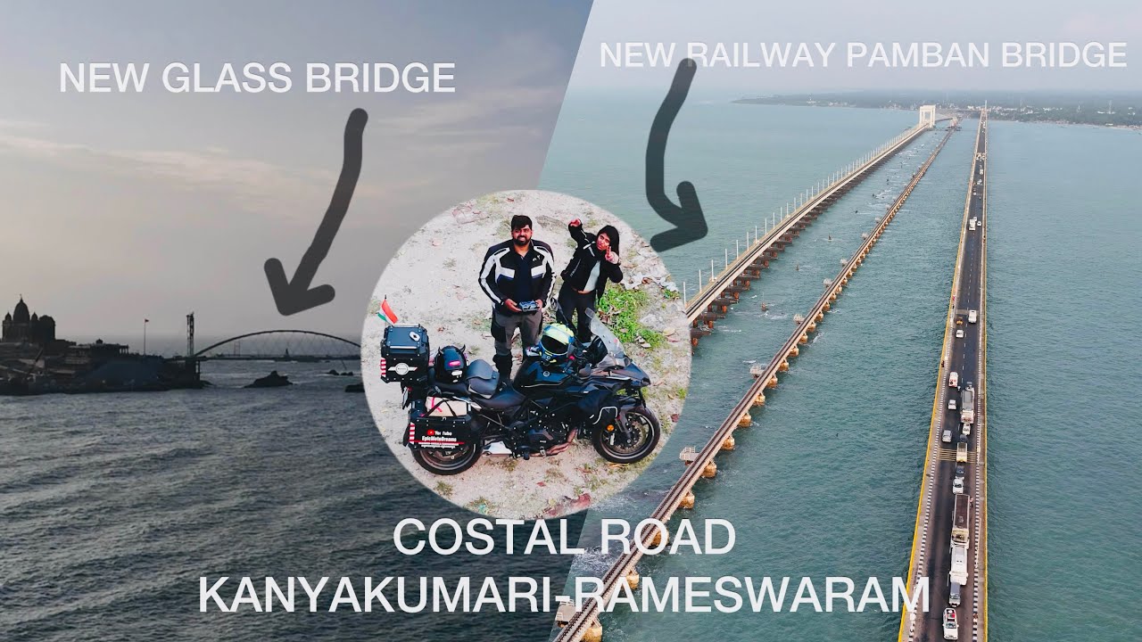 Kanyakumari to Rameshwaram - India’s Most Scenic Coastal Ride! 🌊🏍️ | Day 6