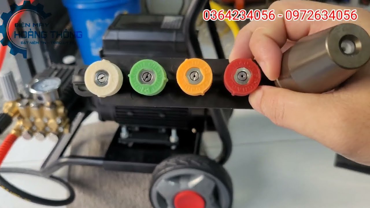 Máy rửa xe Cao Áp 3.5kw Áp 120Bar Quá  Mạnh