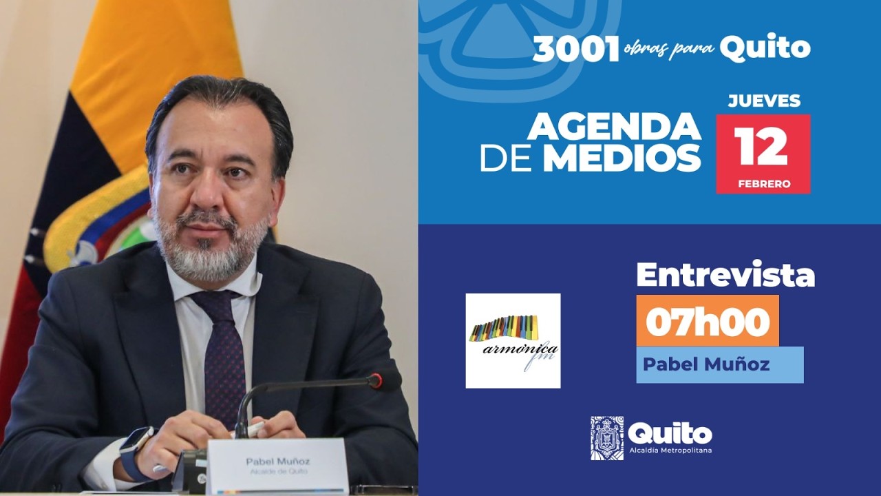 📻 #PabelEnMedios | Entrevista del Alcalde de Quito, Pabel Muñoz (@pabelml) en Radio Armónica FM.