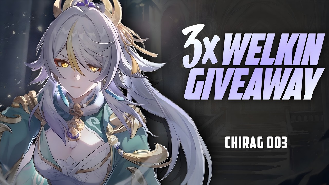3X WELKIN GIVEAWAY ALL THANKS TO DEFENCE | GENSHIN IMPACT LIVE | CHIRAG IS LIVE