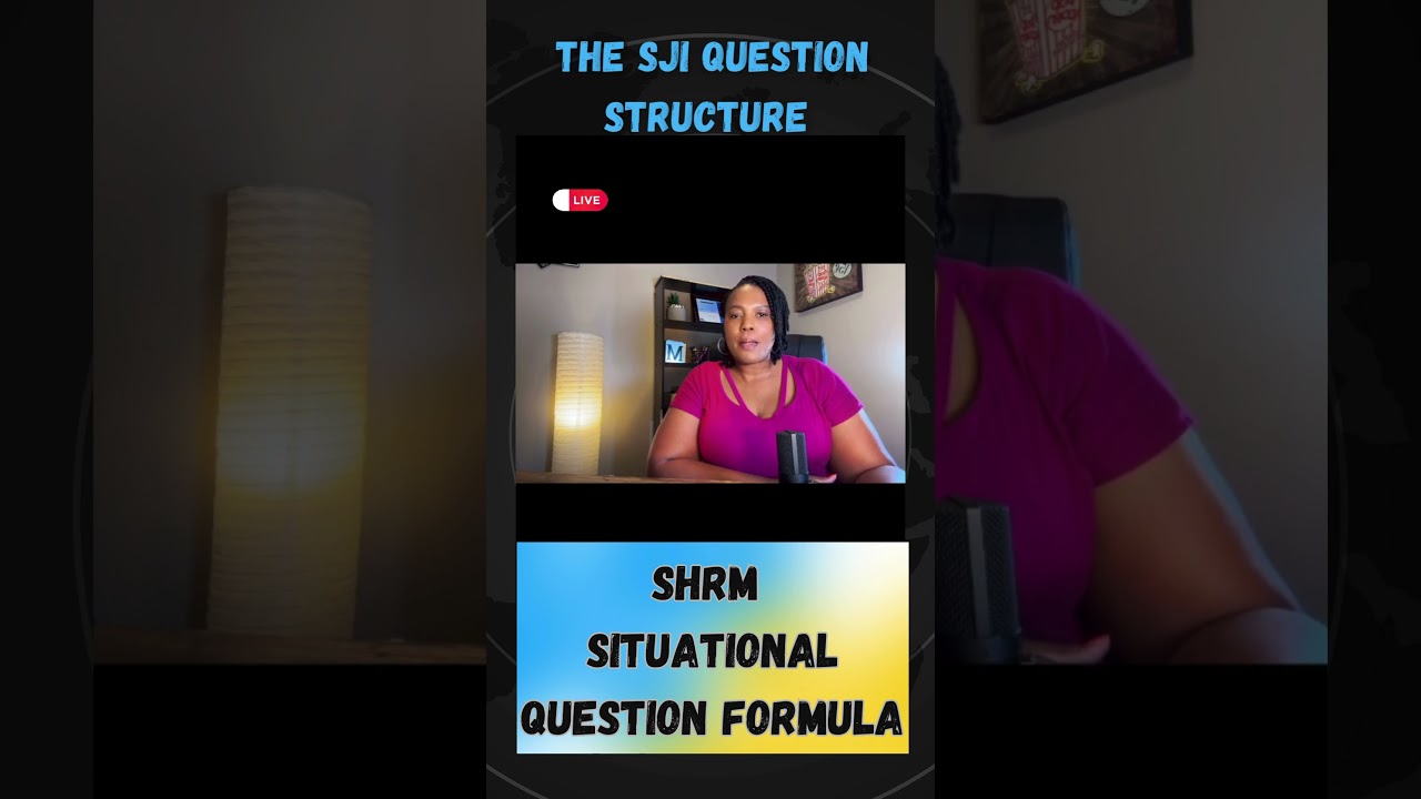 SHRM SJI QUESTION FORMULA